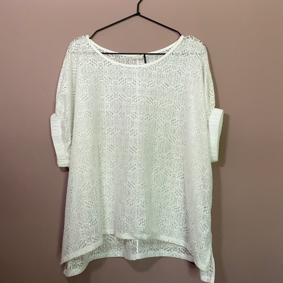 Anthropologie Other - Akemi + Kin White Crochet Cover-up XS/S